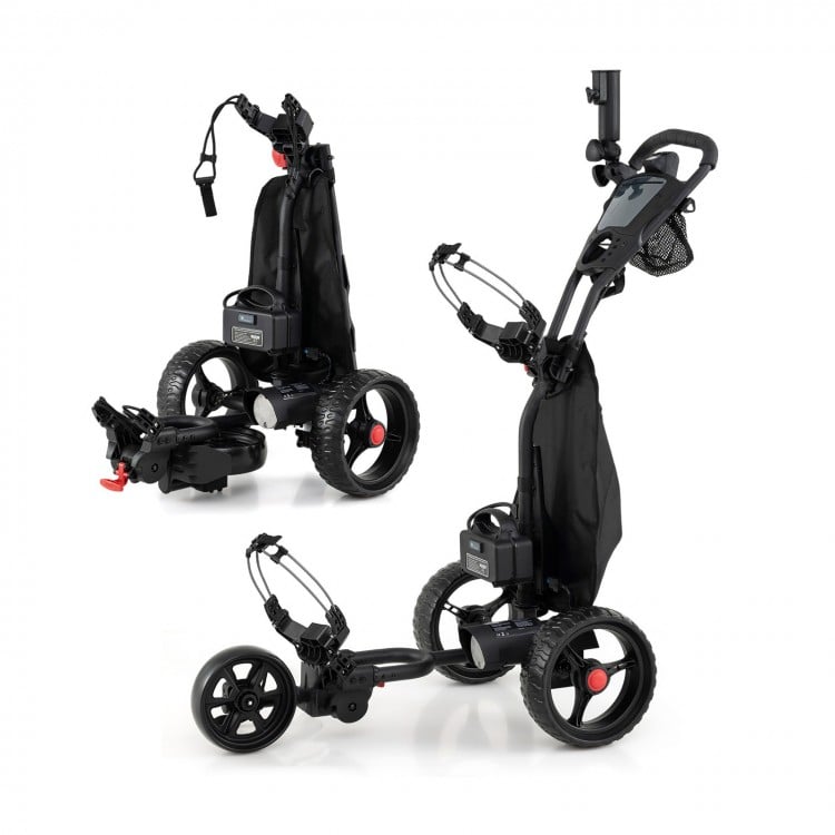 3 Wheel Golf Bag Cart with Adjustable Handle and 9 Speed Settings