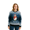 Couple Cute Penguin Sweater with Pom Pom Festive Christmas Knit Cozy Holiday Jumper Fun Adult Winter Wear