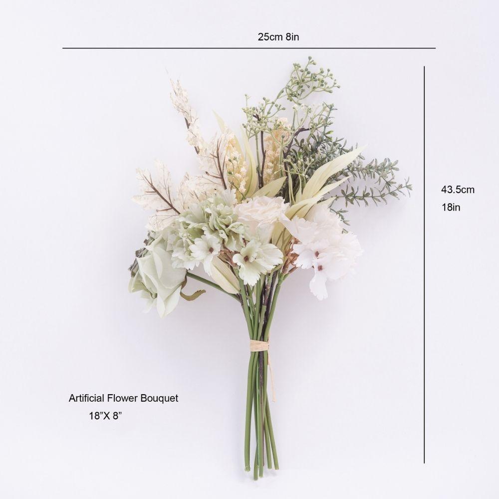 Winter Artificial Flower Bouquet 18'' X 8'' 