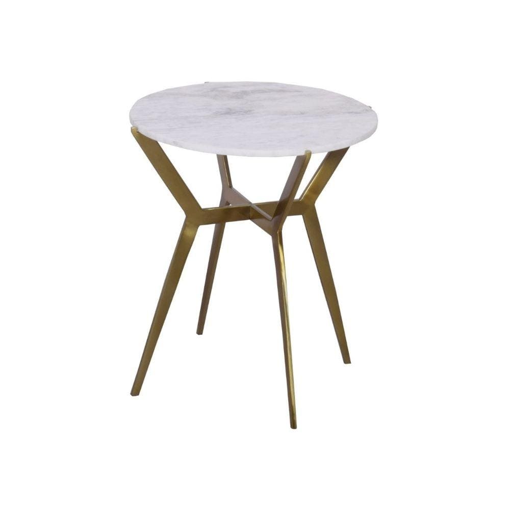 Sevi Round Marble Side Table 