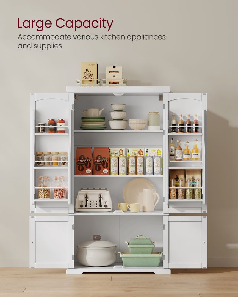 VASAGLE Freestanding Kitchen Pantry Cabinet 