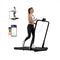 3-in-1 3HP Folding Treadmill with Smart Apps Remote Control and Speakers-Navy