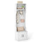 3-in-1 Hall Tree with Bench and Storage 23.5” Wide Mudroom Storage-WHite
