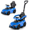 3-in-1 Toyota Licensed Foot-to-Floor Stroller Sliding Walking Toy-Blue