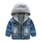 Boys And Children Washed Soft Denim Jacket