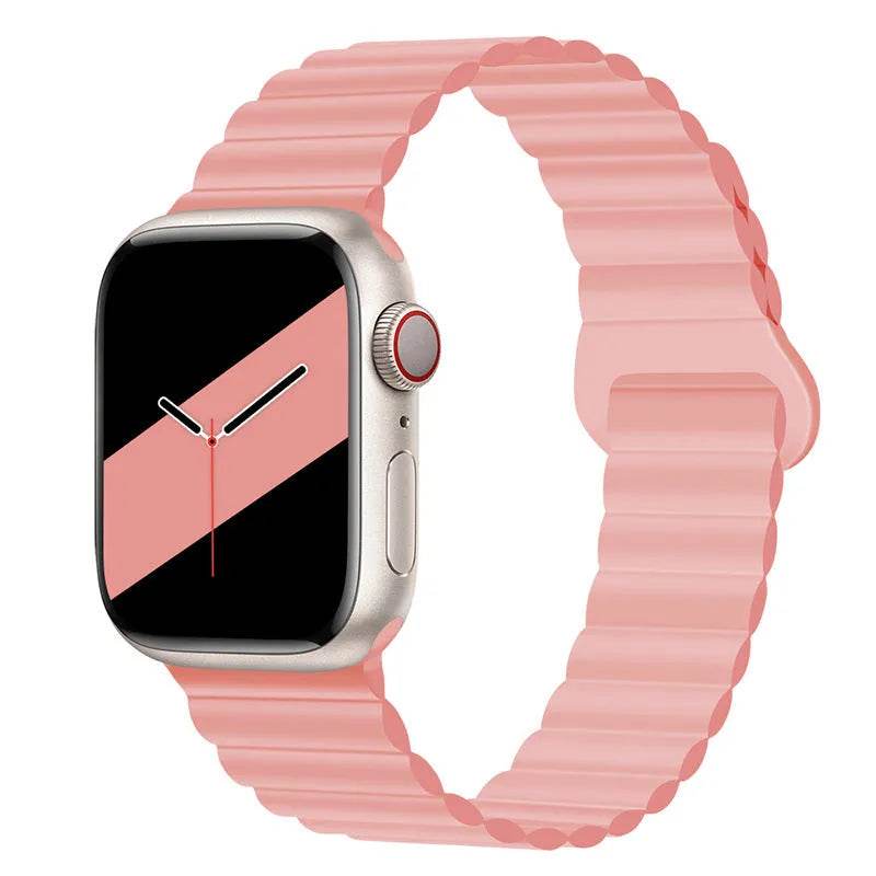 Band Silicone Magnetic Watch Strap 