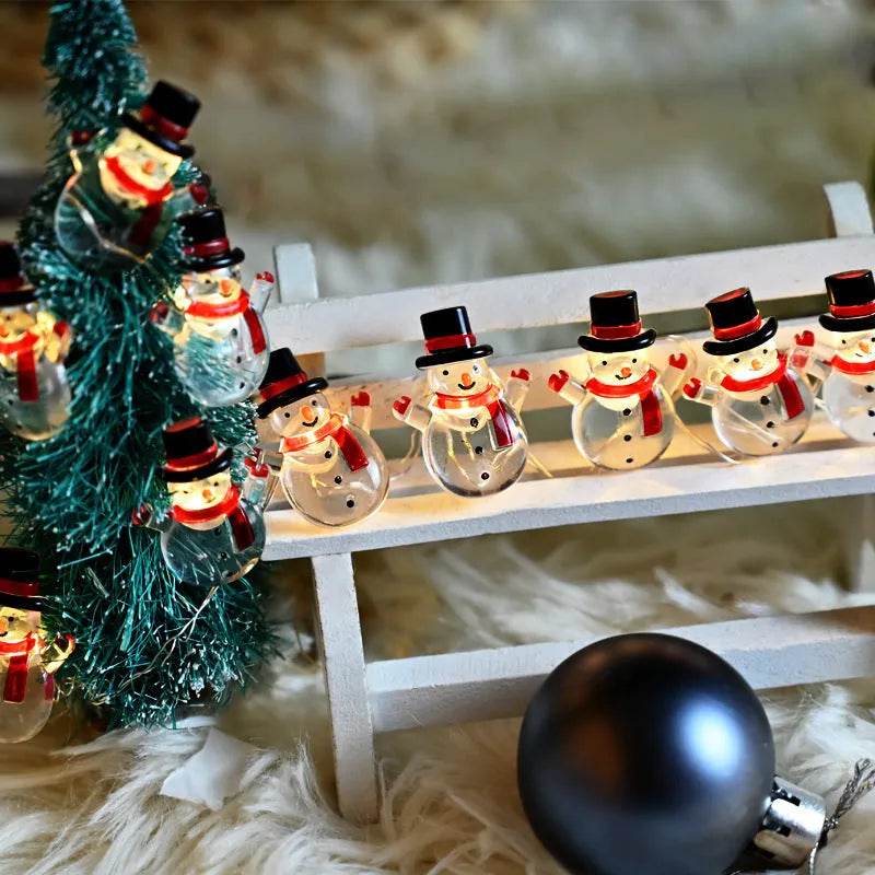 Christmas Christmas Snowman Modeling Decorative String Lights 