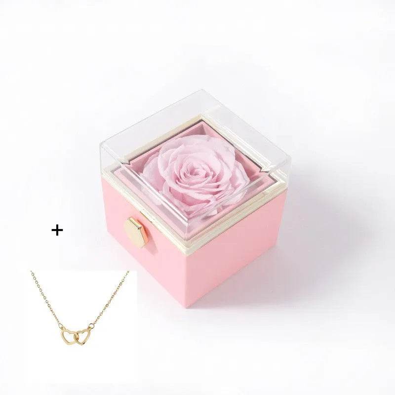 Acrylic Ring Box Valentine's Day Proposal Confession 