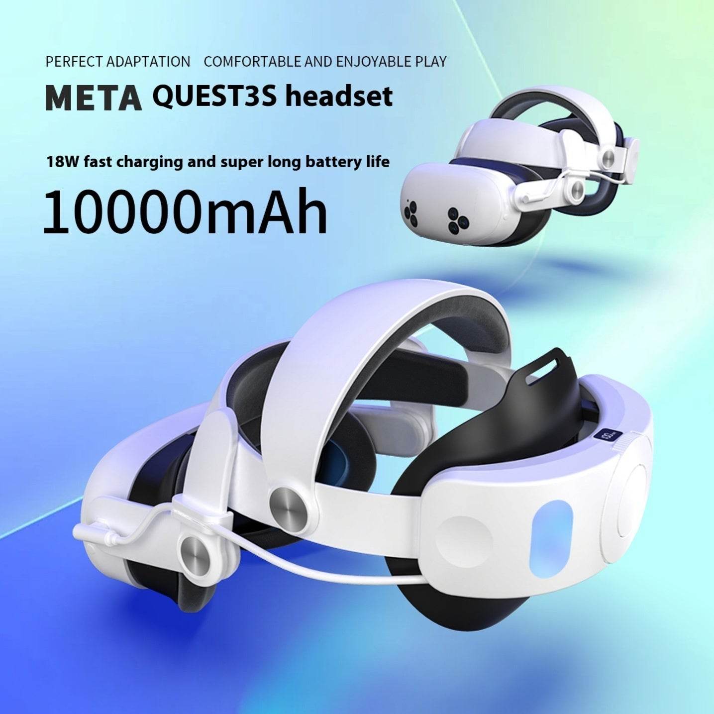 Head Wear Quest3 Charging Head Wear Power Bank Weight Loss VR Accessories 