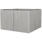 Outsunny Gazebo Curtain 10'x10' Sidewall Set 4 Panels with Hooks Light Grey for Outdoor Shelter