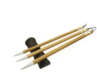 3Pcs Pure Woolen Hair Chinese Writing Pen 