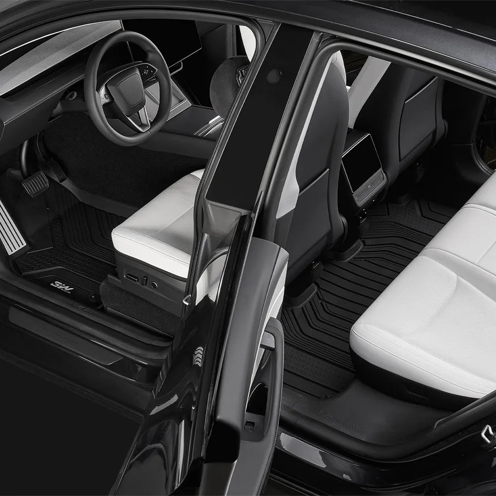 3W All-Weather Floor Mats with Metal Pedal for Tesla Model Y Juniper (2025–2026)