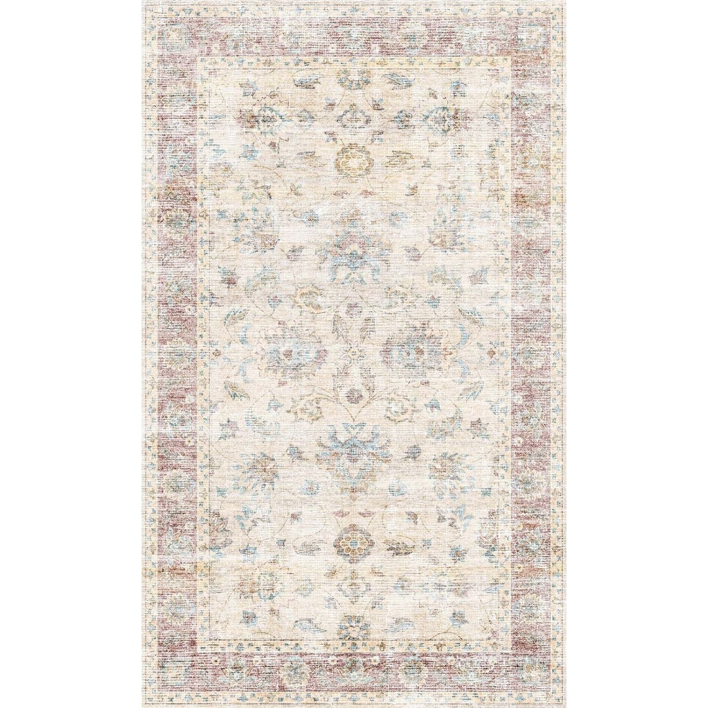 Aria Yellow Rose Lagoon Rug 