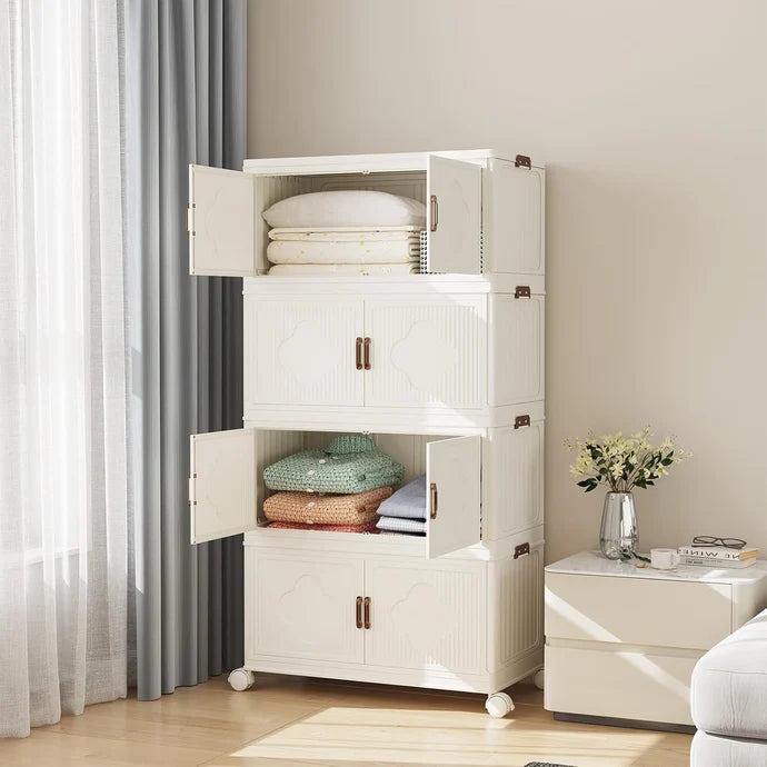 AECOJOY Super Large Foldable Storage Box with Lid