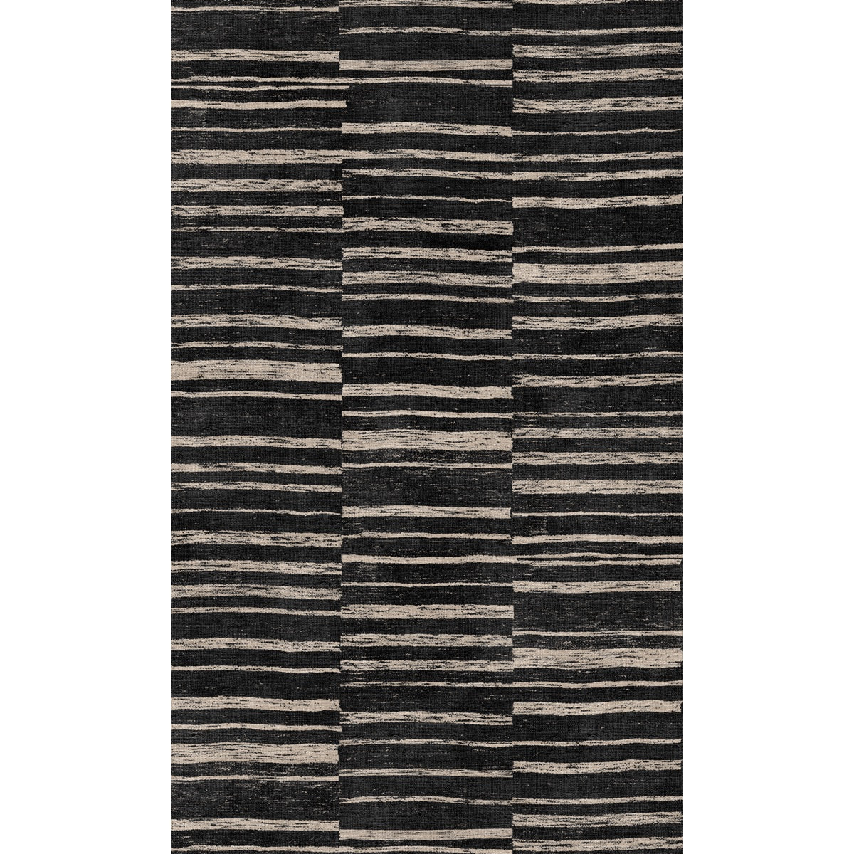 Sahara Black & Natural Rug 