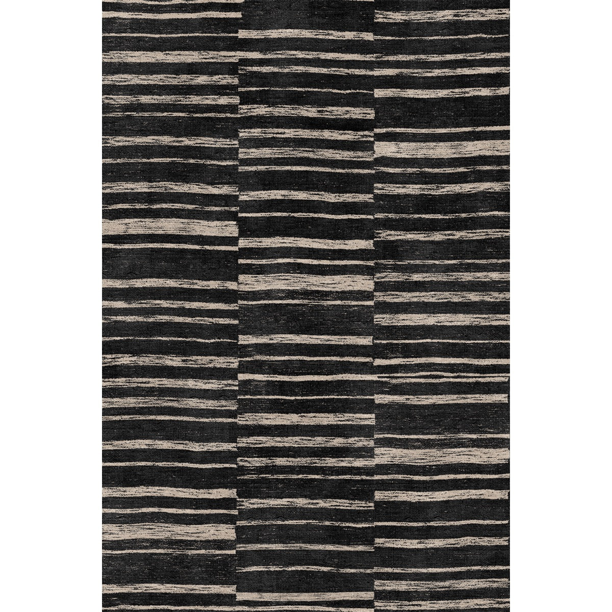 Sahara Black & Natural Rug 