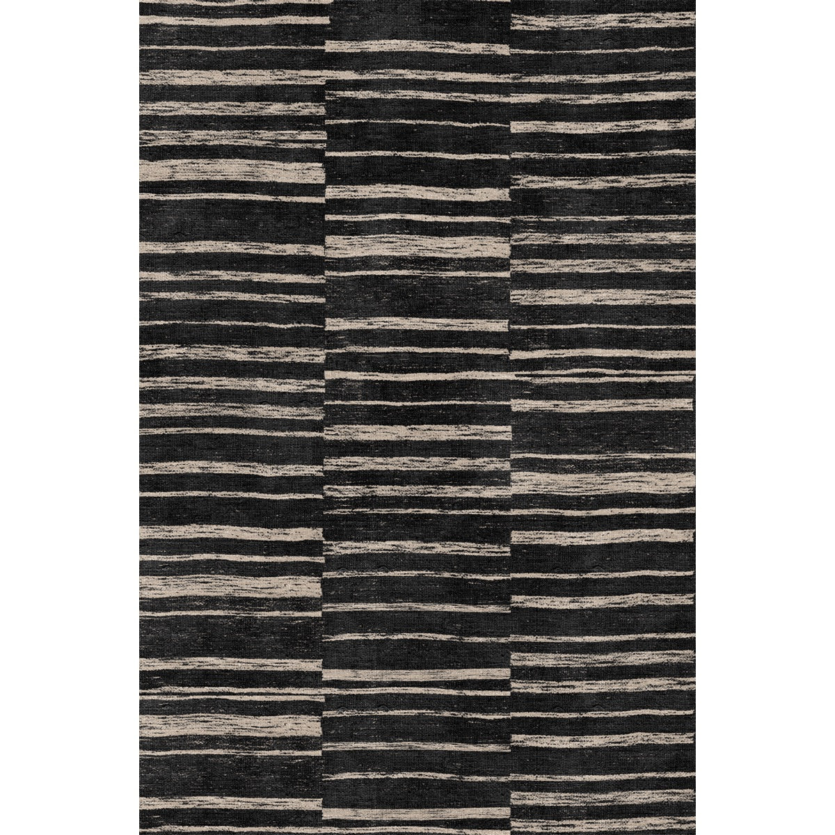 Sahara Black & Natural Rug 