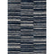Sahara Dark Navy Rug – Moroccan-Inspired Washable Area Rug, Premium Linen or Machine Washable Design in Navy & Grey