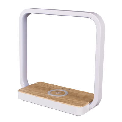 Contemporary White Wireless Phone Charger 