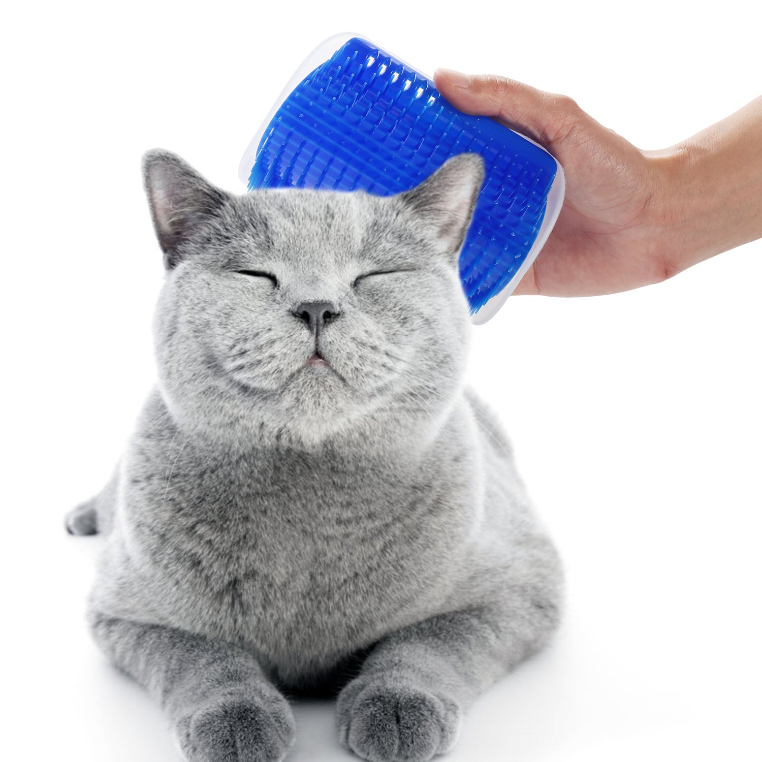 Cat Self Groomers Dog Cat Corner Groomer Wall Corner Massage Combs Pet Grooming Brush Massager for Long Short Fur Cats/Dogs/Horses