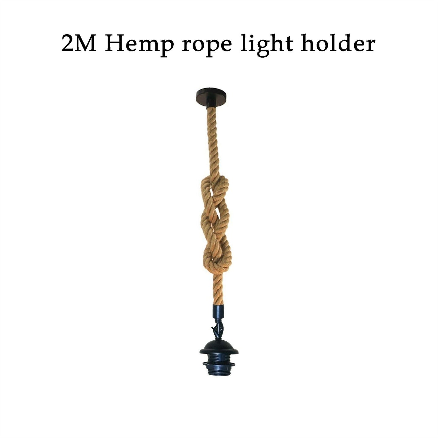 Hanging Hemp Rope Pendant Lights ~1464