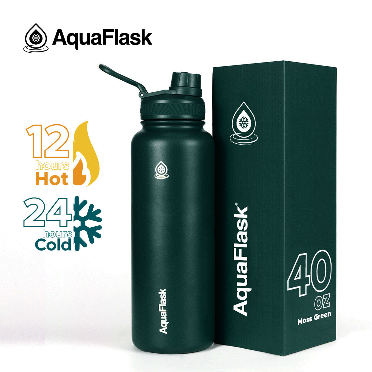 AquaFlask Original Vacuum Insulated Water Bottles 1080ml (40oz) 