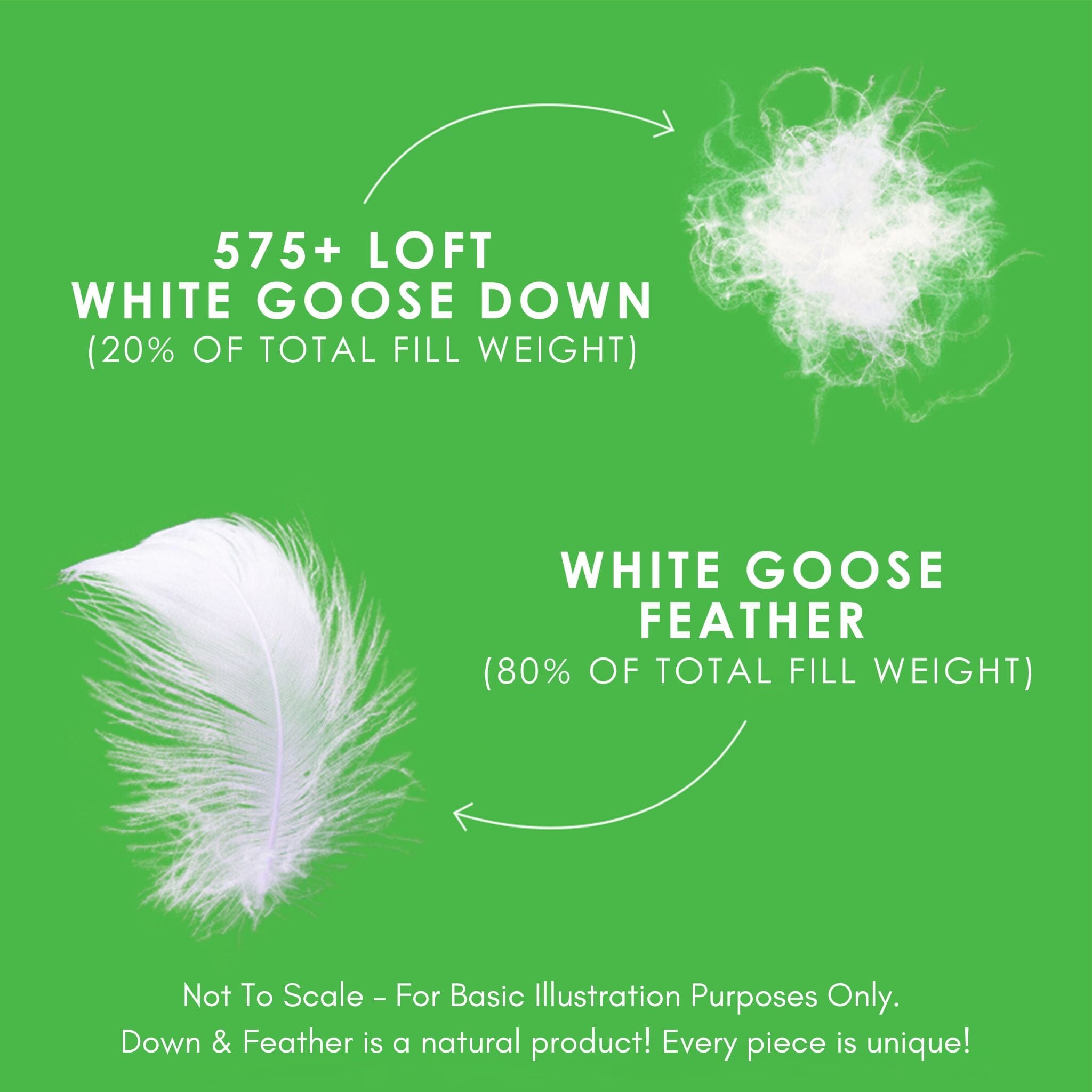 White Goose Feather & Down Duvet 