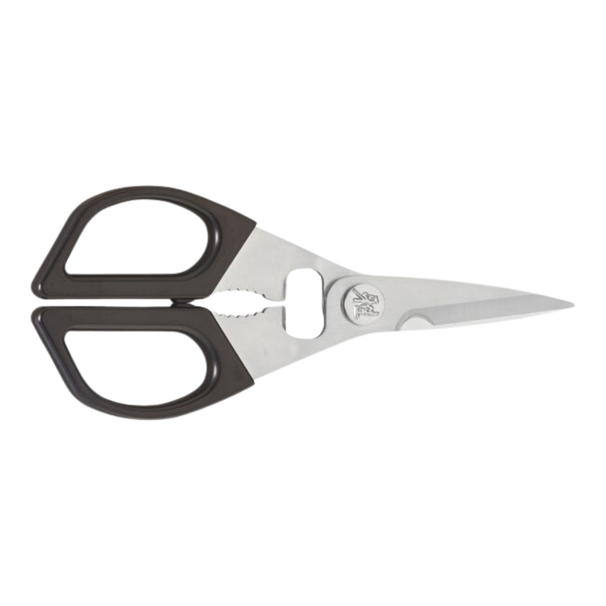 MIYABI 22cm Kitchen Shears – Made in Japan, Black Handle 
