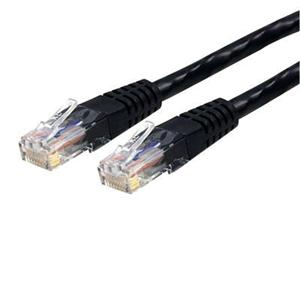 100ft CAT6 Ethernet Cable - Black Molded Gigabit - 100W PoE UTP 650MHz - Category 6 Patch Cord UL Certified Wiring/TIA 