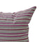 Mulberry Cushion Cover – Fuchsia & Silver Stripe, 57% Polyester 43% Viscose, Hand-Made in Canada