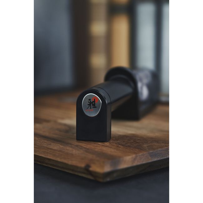 Miyabi Two‑Stage Diamond/Ceramic Handheld Sharpener 