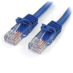 25 ft Blue Snagless Cat5e UTP Patch Cable