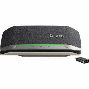 Poly Sync 20+ Wired/Wireless Bluetooth Speakerphone - Silver 