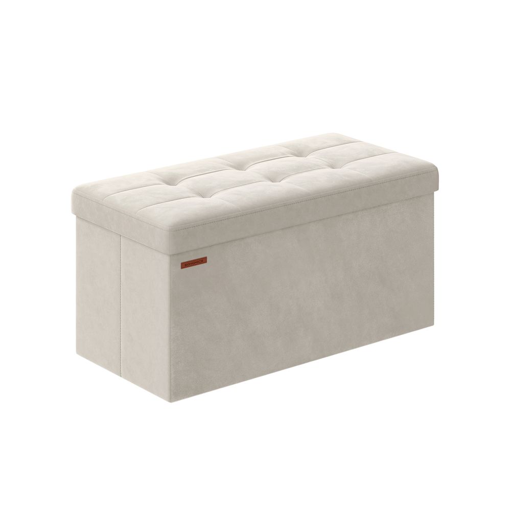 SONGMICS Storage Ottoman Bench with Storage Chest, Load up to 660 lb 