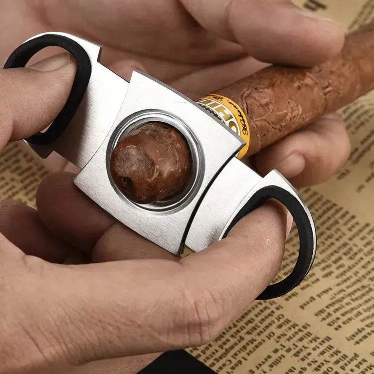 Portable Stainless Steel Cigar Cutter 