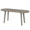 43 Inch Solid Wood Farmhouse Dining Bench Rustic Wooden Entryway Bench with Rubber Wood Legs-Gray