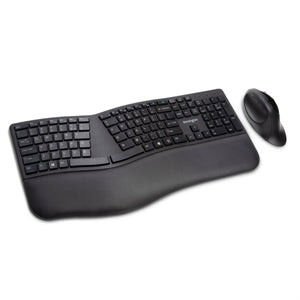 Kensington Pro Fit Ergo Wireless Keyboard and Mouse-Black 