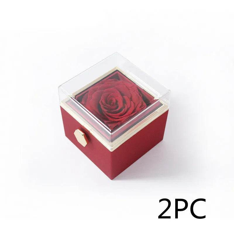 Acrylic Ring Box Valentine's Day Proposal Confession 