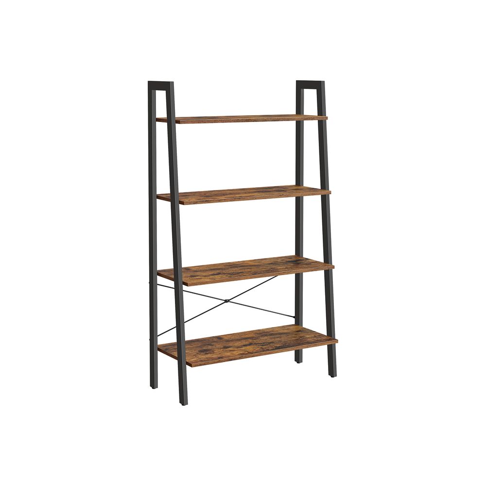 VASAGLE 4-Tier Ladder Shelf with Steel Frame 