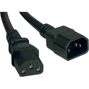 Tripp Lite 6ft Power Cord Extension Cable C14 to C13 Heavy Duty 15A 14AWG 6'