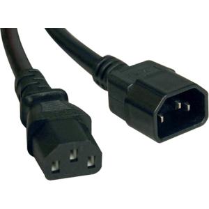 Tripp Lite 6ft Power Cord Extension Cable C14 to C13 Heavy Duty 15A 14AWG 6' 