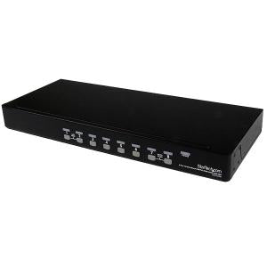 8 Port 1U Rackmount USB KVM Switch with OSD 