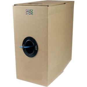 Bulk Cat 6 Ethernet Cable - 1000 f. t(304,8m) - Solid - CMR-Rated - Blue - TAA Compliant 