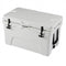 45 Quart Portable Hard Cooler Insulated Ice Chest Keeps Cool for up to 6 Days-White