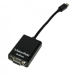 VisionTek Mini DisplayPort to VGA Active Adapter (M/F)