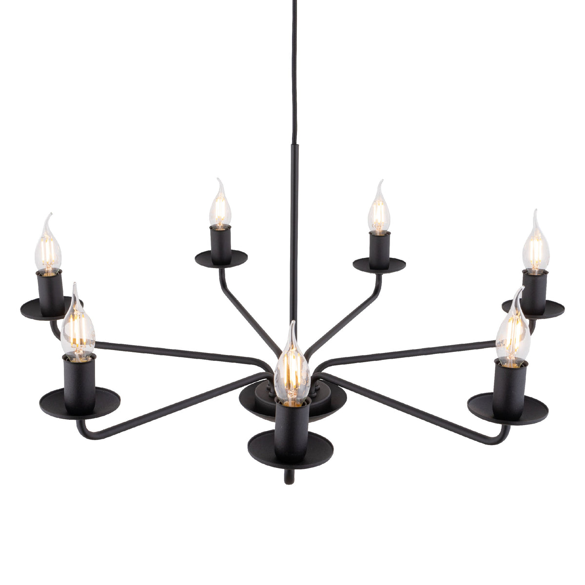 LIMAL Vintage Candle Chandelier Pendant Light for Dining Room, Living Room & Entryway