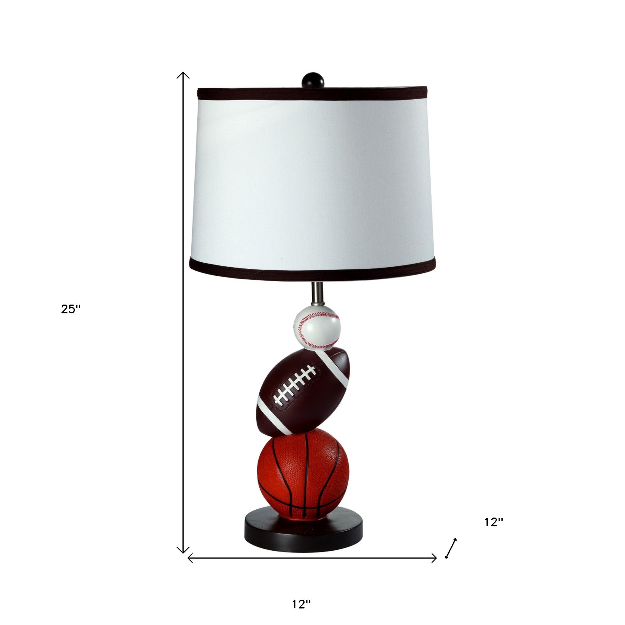 Whimsical Sports Themed Table Lamp 