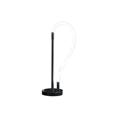 21" Silver Bedside Led Table Lamp 