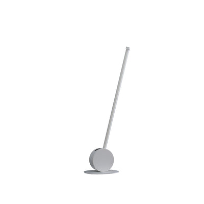 23" White Metal Leaning Stick LED Table Lamp 