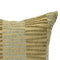 Mineral Stripe Cushion Cover – Grey & Brown Chenille Decorative Pillow Cover, Hand-Made in Canada